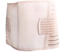 Buikband - Zwangerschapsband - Sluitband - Buikband Zwangerschap - Sluitlaken - Belly Binder - Beige - LOUZIR