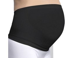 Carriwell - Buikband Naadloos - ondersteunt - Zwart - M