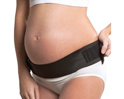 Carriwell Buikband Zwangerschap – Verstelbaar - Zwart - S/M