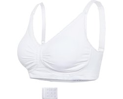 Carriwell Carrigel Padded Voedingsbeha - Voorgevormd met Gel-beugel - Wit - XXL