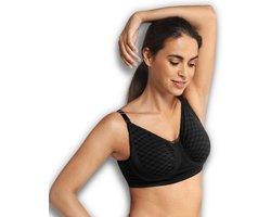 Carriwell Carrigel Voedingsbeha - met Gel-beugel – Blokjes Zwart - L