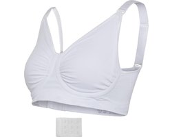 Carriwell Gel-Support Voedingsbh met Flexibele Gelbeugel - Wit - XL