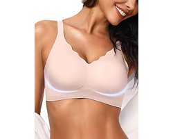 Dames Bustier Beha voor Grote Borsten Zonder Beugel en Naadloos Design