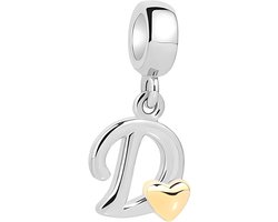 Dames Letter A-Z Hangertje 925 Sterling Zilver Zirkonia – Compatibel Pandora Armband Ketting Vrouwen Meisjes