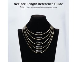 Dames Slangenketting 925 Sterling Zilver 18k Verguld