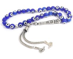 Gebedsketting met Turks Oog (Nazar Boncuk) en Sultan Tughra Hanger
