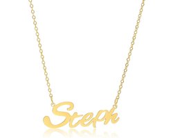 Gepersonaliseerde Naamketting Roestvrij Staal - Nikkelvrij en Verkleuringsvrij