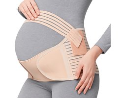 JT Beauty Care Verstelbare Buikband Zwangerschap Nude Maat XL – Zwangerschapsband – Bekkenband – Zwangerschapskleding – Sluitlaken – Pregnancy Belt – Bekkenbrace - Zwangerschapsgordel – Zwangerschaps Band – Steunband Bekken – Zwangerschap Cadeau