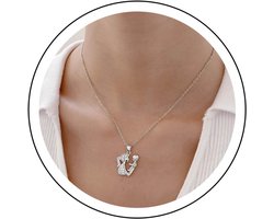 Kristallen hanger ketting moeder zoon dochter familie liefde sjarm