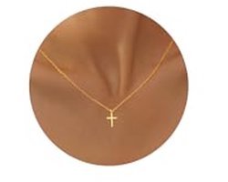 Kruisketting voor Dames - Goud- en Zilverkleurig, Gelaagd en Waterdicht - Christelijke Sieraden