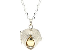 La Rosa Princesa Bola Zwangerschapsketting Zilver Angel wings engelen Vleugels