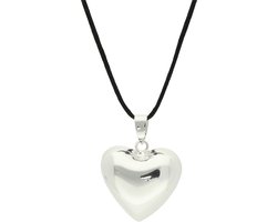 La Rosa Princesa Classy hart Bola Zwangerschapsketting Baby Bel - zwangerschapsbelletje Zilverkleurig Zwanger cadeau