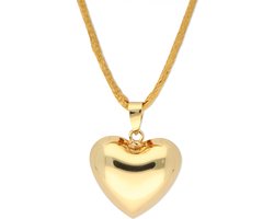 La Rosa Princesa Love Hart Bola Zwangerschapsketting BabyBel Ketting - Zwangerschapsbelletje GoudKleurig Zwanger cadeau