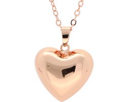 La Rosa Princesa Love Hart Bola Zwangerschapsketting Rosé Verguld