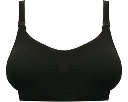 MAGIC Bodyfashion Mama Comfort Nursing Bra Zwart Dames - Maat XXL