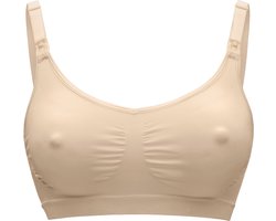 Medela Keep Cool bh - Naadloze voedingsbh - Zwangerschapsbh met 2 ademende zones - Soft Touchmateriaal - Chai - Maat S
