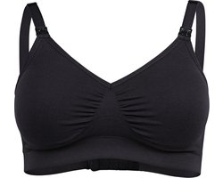 Medela Keep Cool Ultra bh - Naadloze voedingsbh - Zwangerschapsbh met 6 ademende zones - Soft Touchmateriaal – Comfortabel en ondersteunend - Zwart - Maat M