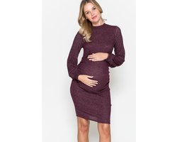 Midi jurk met lange mouwen Maat: XL