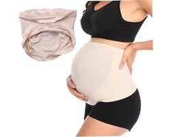 Moederlijke Riem, zwangerschapsondersteuningsriem, 360° elastische moederlijke band in verpakking, zachte ademende zwangerschapsbuikband, veilige moederlijke band voor