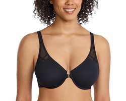 Naadloze beugelbeha met racerback-sluiting voor dames - Comfortabele en ondersteunende beha met voorsluiting