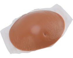 Nep Zwangerschap Buik Silicone Kunstmatige Buik Props Elastisch Ademend (7-8 Maanden) voor Cosplay en Podium Performances
