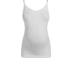 Noppies Naadloze Voedingstop Seamless - White - XS/S