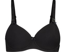 Noppies Zwangerschapsbeha Cotton Melange - Black - Maat B75