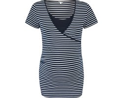 Noppies Zwangerschapsshirt Paris - Night Sky Stripe - Maat L
