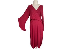 Paola Maria Voedingsjurk, Nursing Dress Angel Bordeaux maat XXL