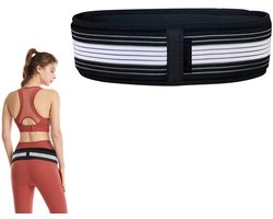 Postpartum bekkenband - Postpartum buikband - Zwangerschaps- en postpartum zwangerschapsband - Ademende buikband - Ischiasband - Heupband - Geschikt voor postpartum, kantoorwerk en lichaamsbeweging - Zwart