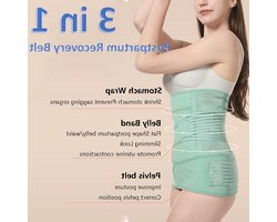 Postpartum buikwikkel & C-Sectie Recovery Belt | Buikband voor buik, taille en bekken ondersteuning, postnatale gordel voor vrouwen na de geboorte