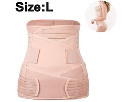 Postpartum Support Belt - Breathable Belly Wrap - Ondersteuning En Vorming - 1 Stuks - Voor Na De Bevalling roze