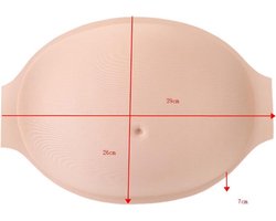 Realistische Zwangerschapsbuik voor Cosplay en Film - Kunstmatige Buik voor Rekwisieten - Nep Zwangere Buik