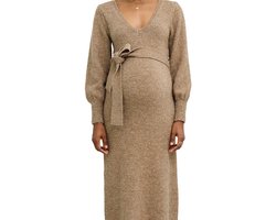 Vertbaudet Lange zwangerschapsjurk van gemêleerd tricot