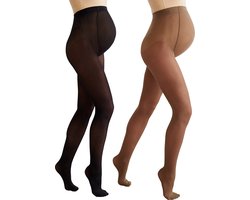 Vertbaudet Set van 2 ondoorzichtige zwangerschapspanty's