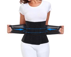 Vitdipy - Postpartum Zwangerschapsband - Maat XL - Sluitlaken - Verstelbaar - Buikbraces - Zwart