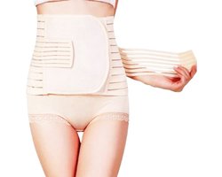 WiseGoods - Postpartum Zwangerschapsband - 3-in-1 Sluitband - Buikband Zwangerschap - Postnatale Sluitlaken - Belly Binder