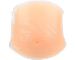 Zachte Zwangerschapsbuik - Nep Buik - Cosplay - Filmrekwisieten - Zachte Siliconen - Zwangere Vrouw - Acteren - 2-4 Maanden - Kostuum - Grijs.