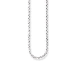 Zilveren koordketting 925sterling zilver