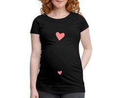 Zwangerschapsaankindiging Twee Harten Mama En Baby Zwangerschap T-Shirt