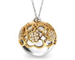 Zwangerschapsketting met Klaverhanger Cadeau voor Zwangere Vrouwen