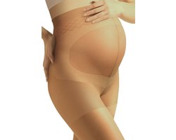 Zwangerschapspanty - 20 Denier - Kleur: Neutro (Suntan) - Maat: XL - Model: Mamma Premium