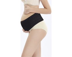 Zwangerschapssteunband - Bekkenbrace - Buikband voor zwangere vrouwen - Zwangerschapsband - Zwangerschapsbrace - Steunband - Zwangerschap Ondersteuning - Zwangerschap Gordel - Bekkenband - Zwart