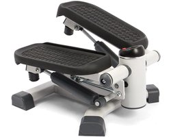 CRLYN® Stepper Fitness - Hometrainer - Crosstrainer Mini - Zwart en Wit