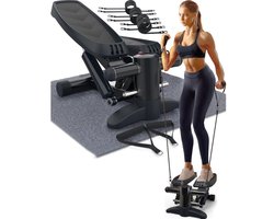 CRLYN® Stepper Fitness - Hometrainer - Crosstrainer Mini - Zwart