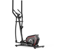 Crosstrainers - Elliptische trainer tot 150 kg - Vliegwiel van 10 kg - Magnetische weerstand met 16 niveaus - LCD-scherm - Zwart