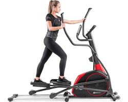 Hop-Sport crosstrainer HS-095CF - crosstrainer 30kg vliegwiel - crosstrainer gebruikersgewicht 135kg - zwart