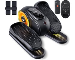 MERACH Mini Crosstrainer - Onder Bureau Beentrainer - 12 Trainingsniveaus - LCD Display - Afstandsbediening