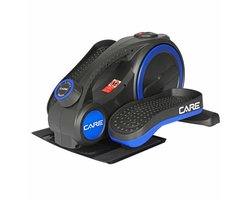 CARE ELLIPTER - Handmatige mini-crosstrainer - 1,5 kg vliegwielmassa - 8 weerstandsniveaus - Zachte training voor thuisgebruik