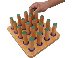 Prikbord voor vingerbehendigheid, prikbord voor vingeroefeningen | Prikbord voor handrevalidatie, vingertrainingsbord | Veelzijdige handoefening voor handcoördinatie